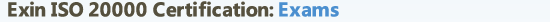Exin ISO 20000 Certification Exams